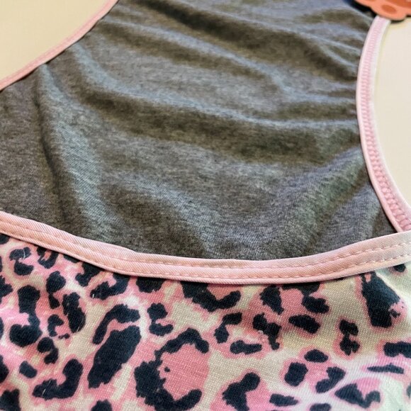 Kuoser Pink Leopard Print Dog Onesie Costume - Picture 10 of 11